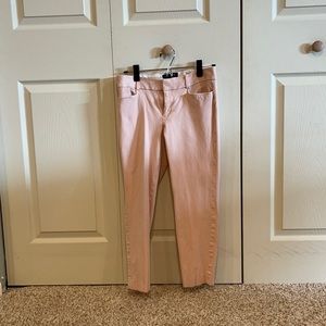 Pink Banana Republic Ankle Pants